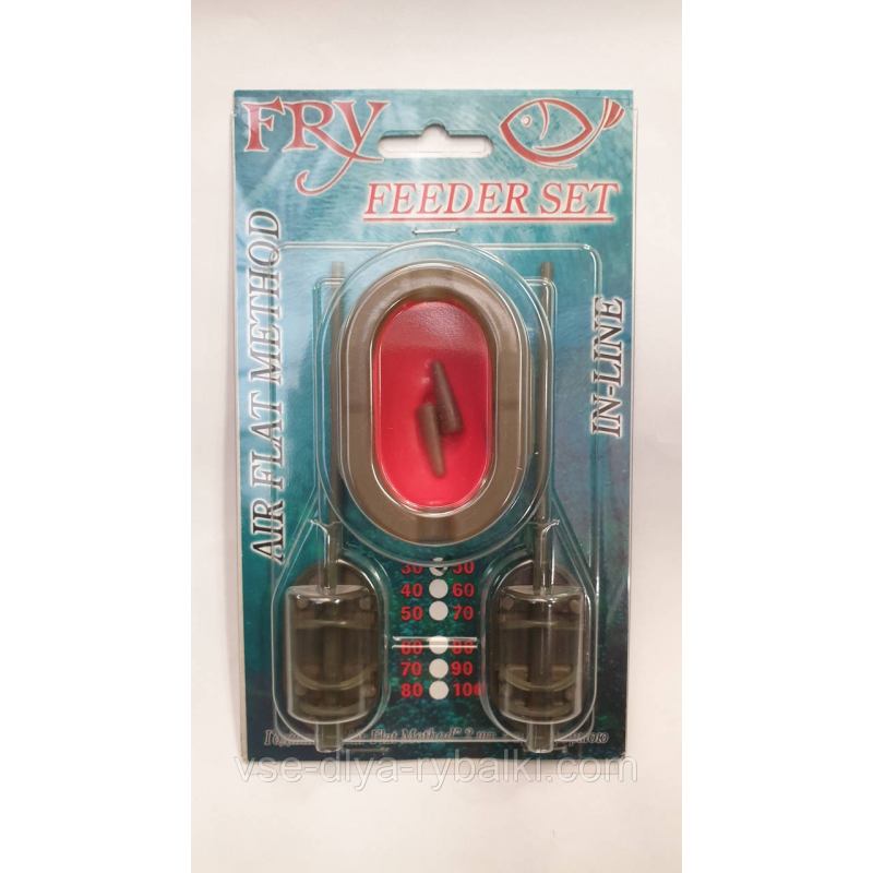 Годівниця рибальська Air flet(метод) Набір 30-50г +Форма