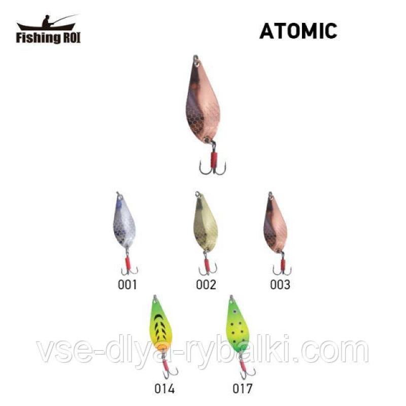 Блешня Fishing ROI Atomic S 14gr