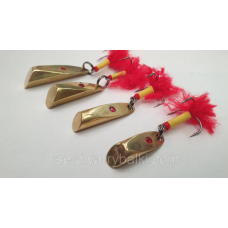 Грушка куля блешня на судака латунь 26-28 грам