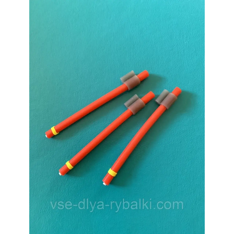 Кивок силіконовий з кембриком №3 Vast 80мм 5-15 грм