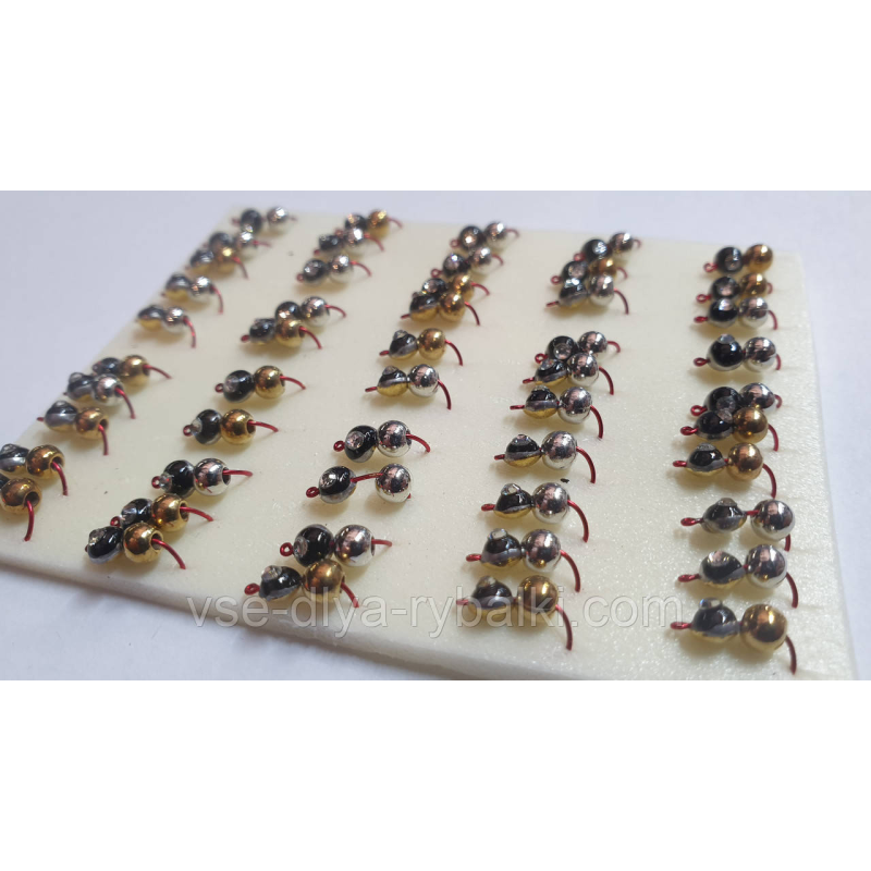 Мормишка ручна робота “цвяху-кулька“ №3