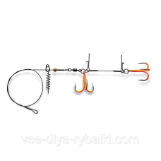 Сталевий повідець STINGER PIKE RIG DUO ST36 ORuv №1/0