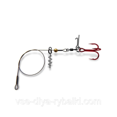 Сталевий повідець STINGER PIKE RIG ST36 RED № 1