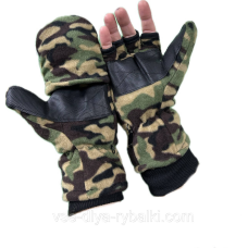 Перчатки - рукавиці з відкидними пальцями фліс Thinsulate