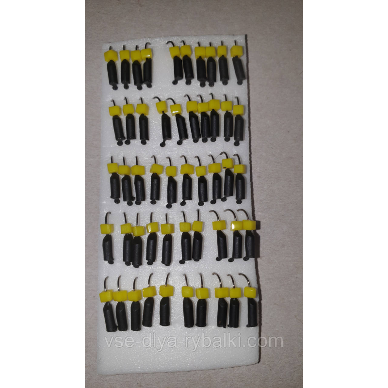 Блешня вольфрамова чорна гвоздекубик сирний 0,5 г