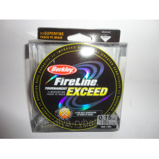 Плетена волосінь Berkley FireLine 110м оригінал 0.15 чорна