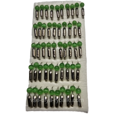 Мормышка вольфрамова срібло цвяхокулька котяче око 0,5 г