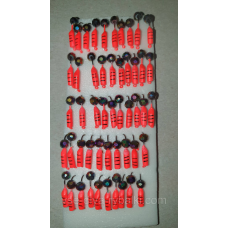 Блешня вольфрамова рожева гвоздешарик грань 0,5 г