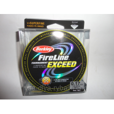 Плетена волосінь Berkley FireLine 110м оригінал 0.17 чорна