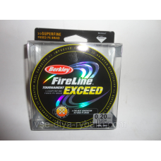 Плетена волосінь Berkley FireLine 110м оригінал 0.20 чорна