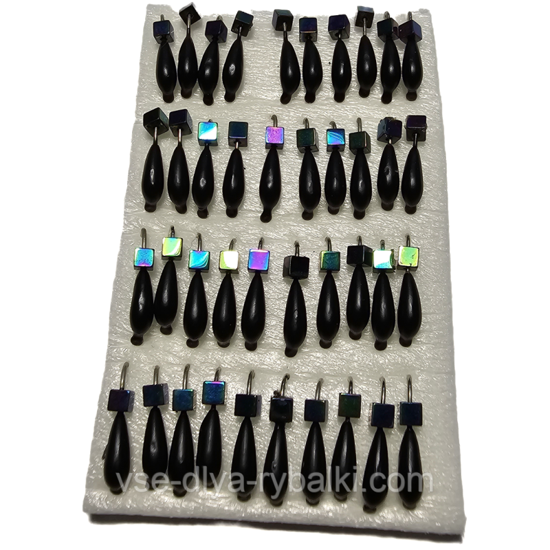 Мормишка вольфрамова уралка цвяхокубик хамеліон 0,4 г