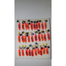 Блешня вольфрамова помаранчева гвоздекубик підвіс хамелеон 0,4 г