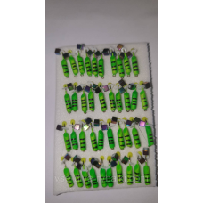 Блешня вольфрамова зелена гвоздекубик підвіс хамелеон 0,4 г