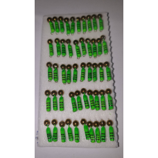 Блешня вольфрамова зелена гвоздешарик золото 0,4 г