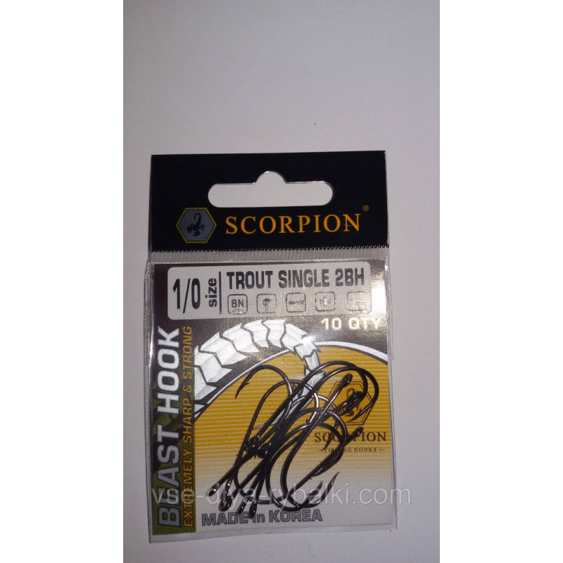 Гачок SCORPION велике вухо 1/0