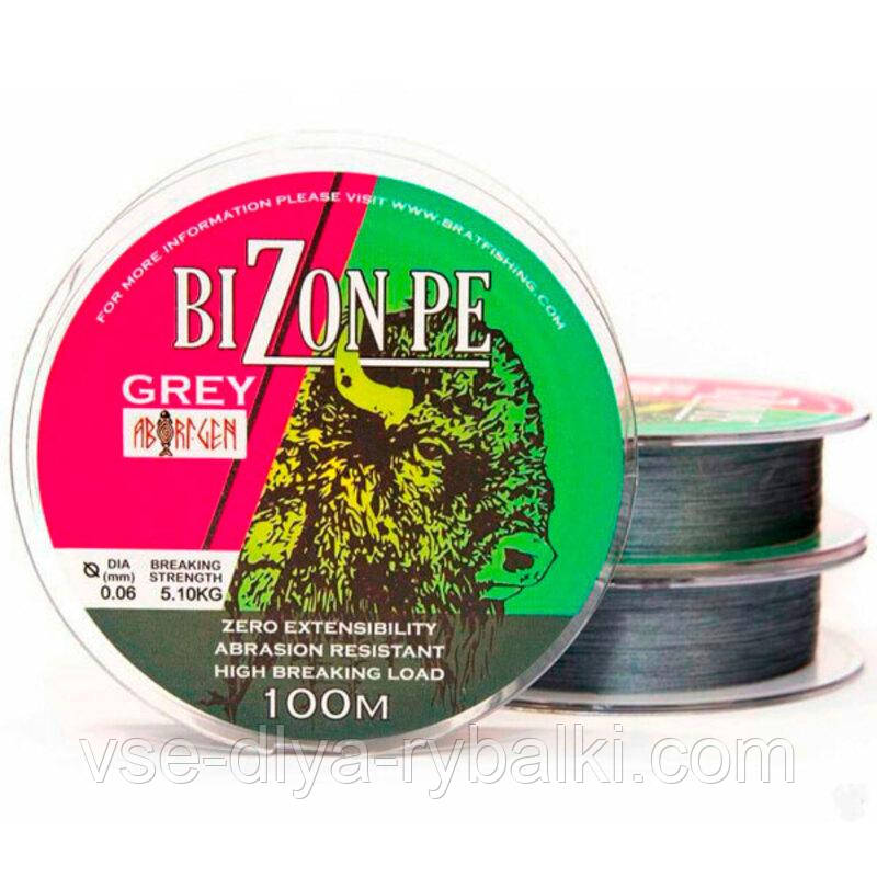 Шнур плетений Bizon PE 100 м 0,36 мм