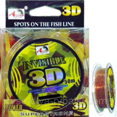 Волосінь 3D invisible 0.25 50м