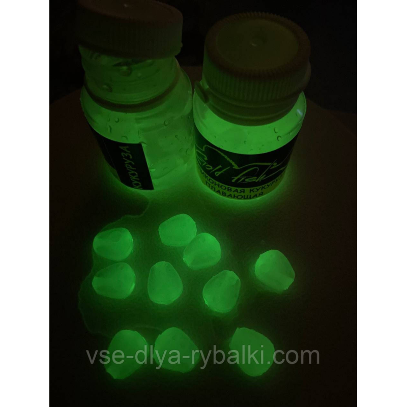 Силіконова знімна плавальна кукурудза Gold fish Фосфорна світлонакопичувальна з натуральним запахом