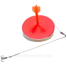 Кружок пінопластовий оснащений 150мм