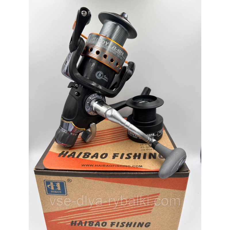 Котушка Hiboy J3FR-40 з бейтранером 9+1 підшипників