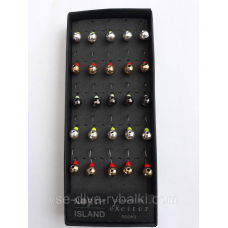 Мормилка вольфрамова North Island (Гр.Шарик/отвори кембрик+бісер 105 050) 1,1 г