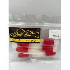 Силікон Texas 4“ знімний “Gold fish“ color 1/8