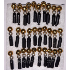 Мормилка вольфрамова цвяхичка тандем срібло + золото 0,5 г