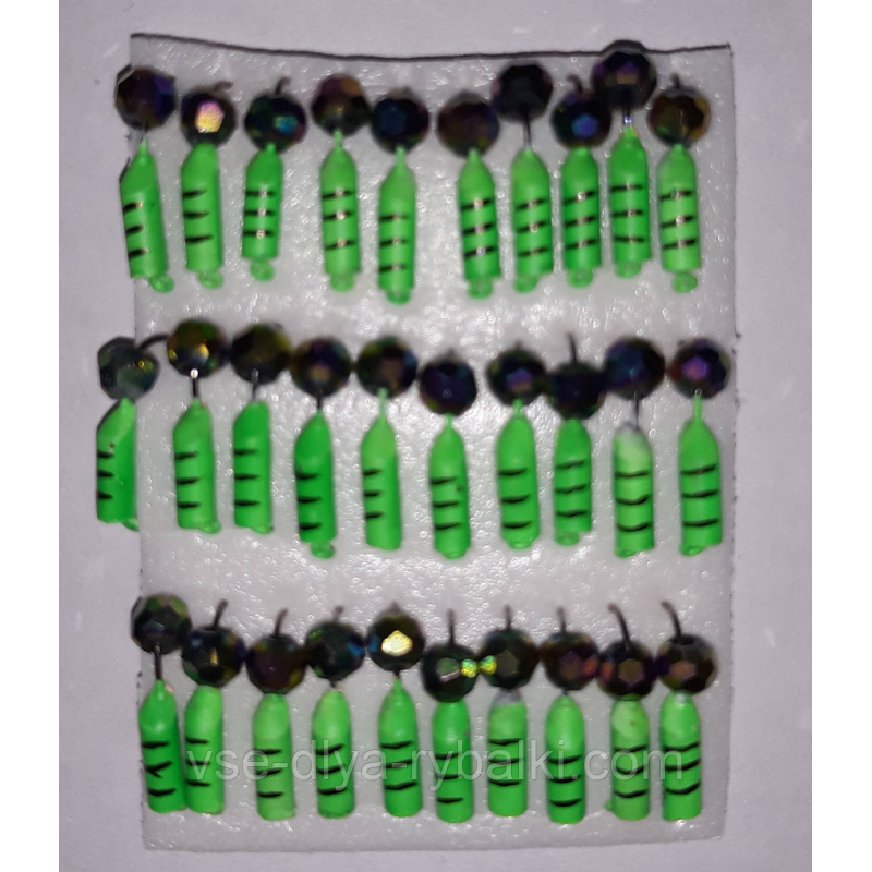 Мормилка вольфрамова зелена цвяхочок грань 0,5 г