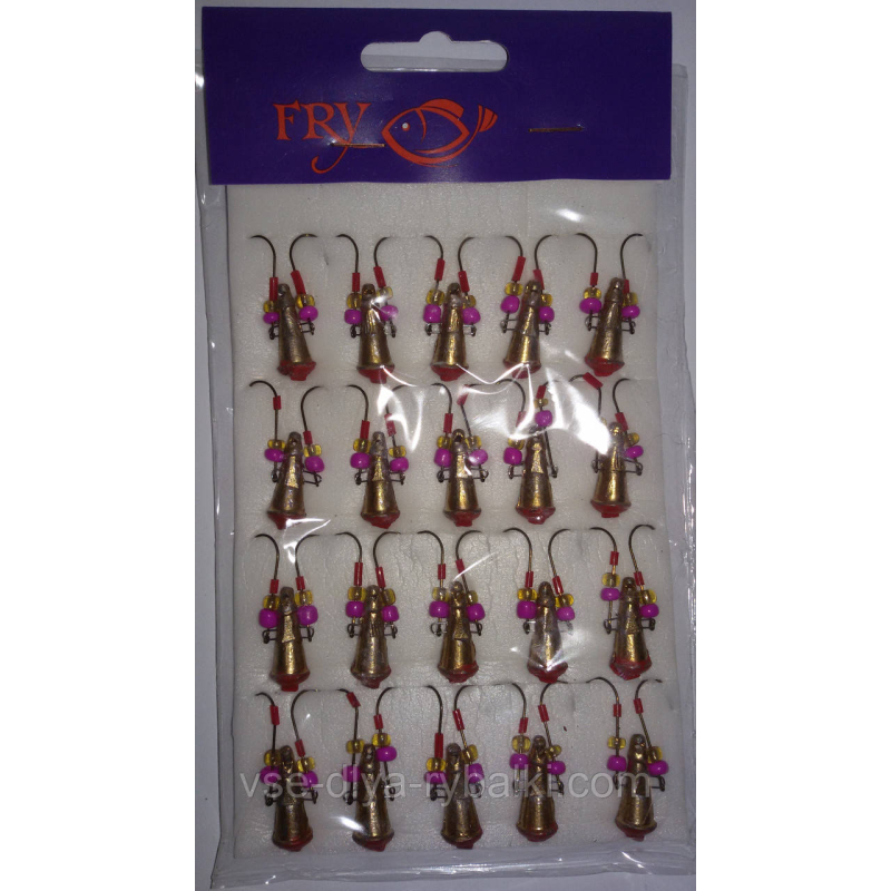 Снасть “Балда“ зимова золото з червоним