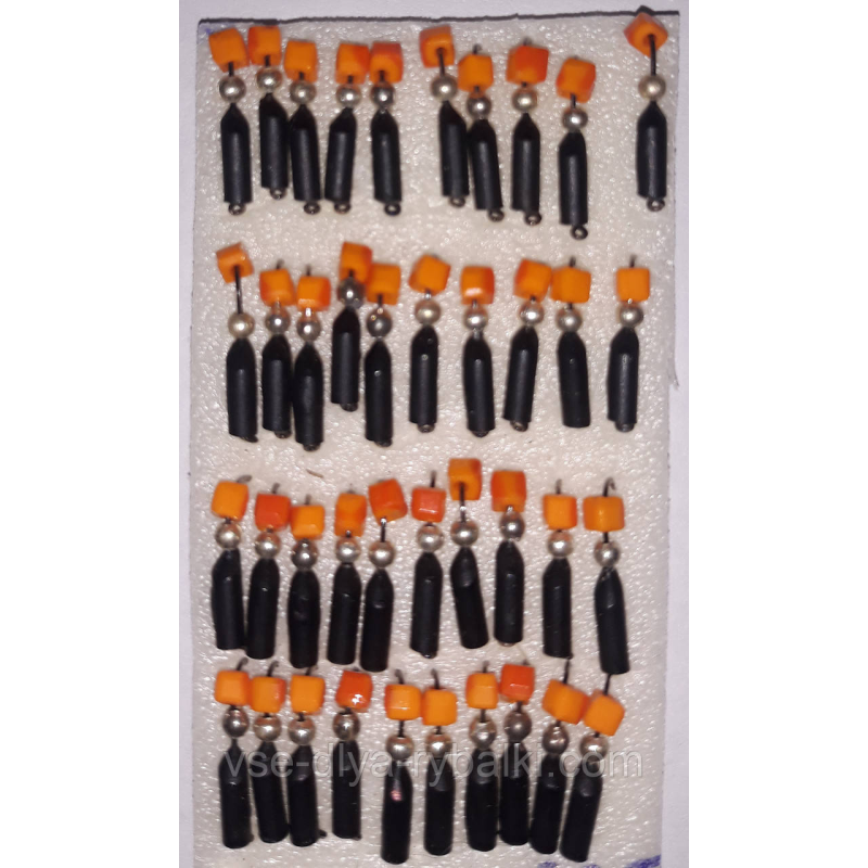 Мормилка вольфрамова цвяхик тандем срібло + жовтогар 0,5 г