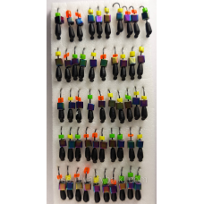 Мормилка вольфрамова крапля кубик +бусина 0,3 г