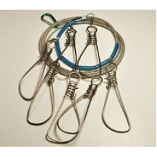 Кукан металевий на тросу 5 місць