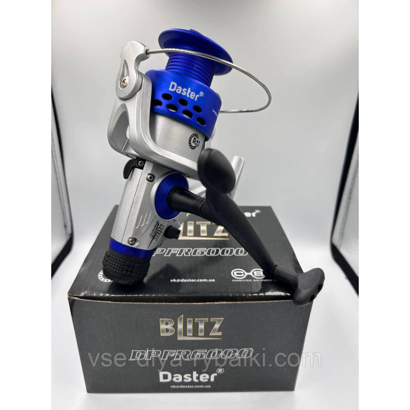 Котушка рибальська коропова BLITZ 6000 з бейтранером 5+1 підшипників