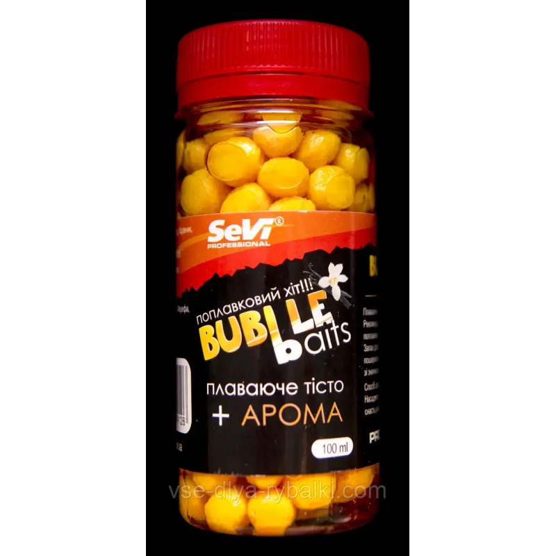 Повітряне тісто Sevi в дипі Buble Baits ваніль