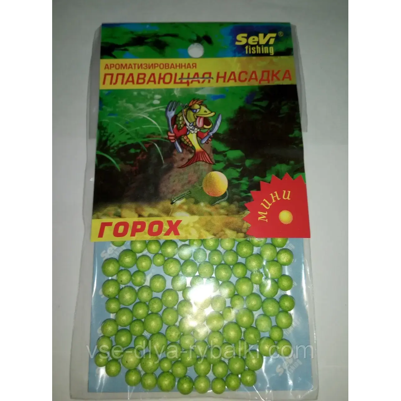 Ароматизована плавальна насадка Sevi (пінопласт) Горох міні