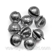 Грузик дробинка з прорізом 1,3 гм