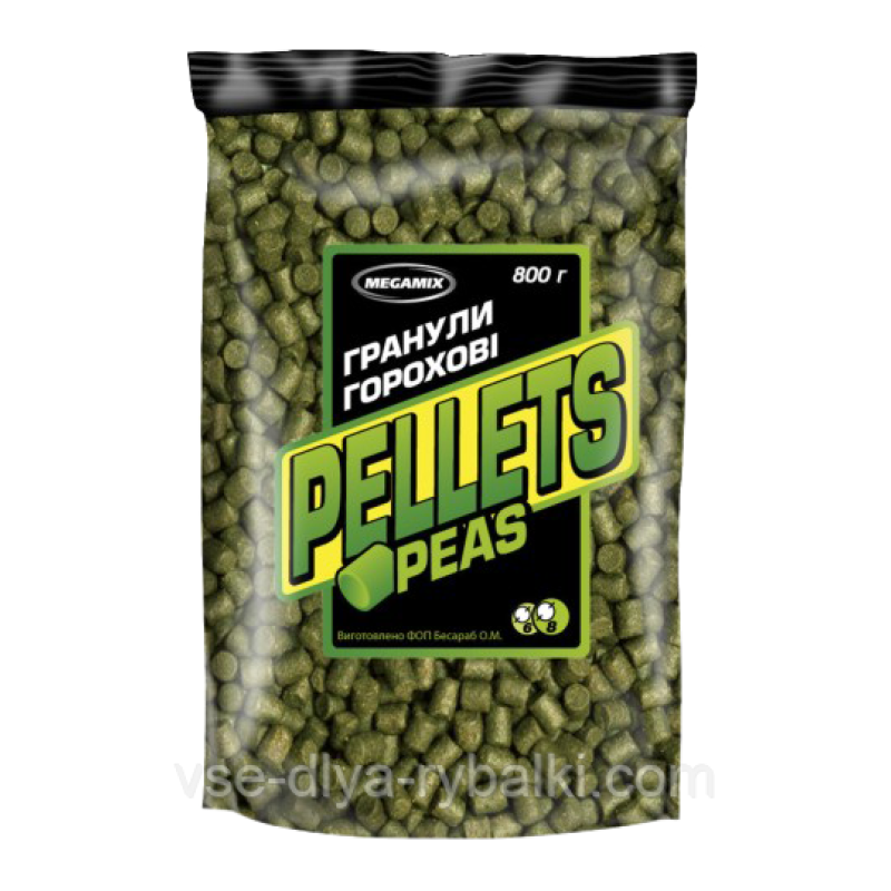 Пелетс Мегамікс Горох 8 мм 800 г