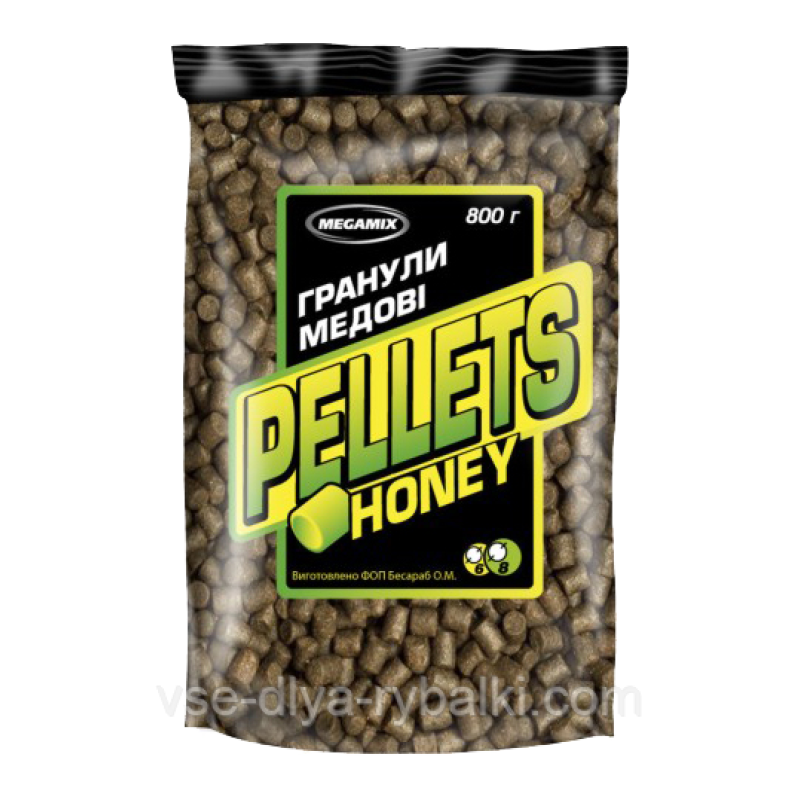 Пелетс Мегамікс Мед 8 мм 800 г