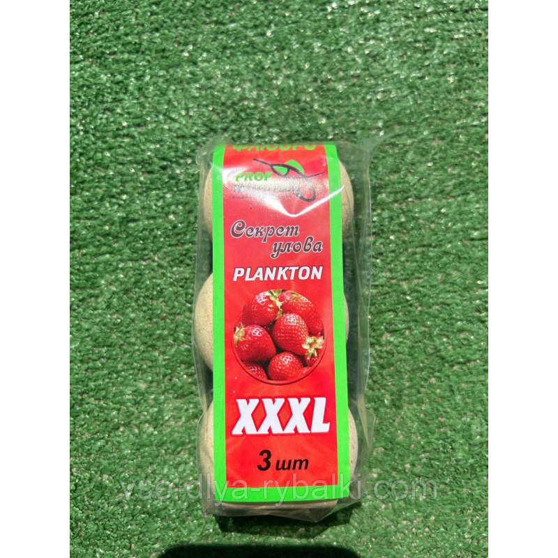 Технопланктон Флуоро Секрет улову — Профмонтаж XXXL — Полуниця — 195 г