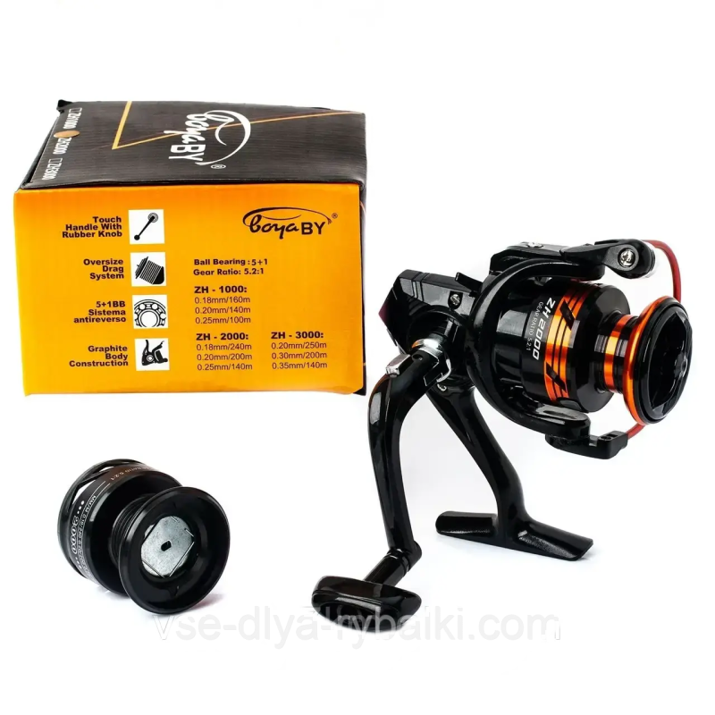 Котушка безінерційна Boya By ZH 3000A 5+1