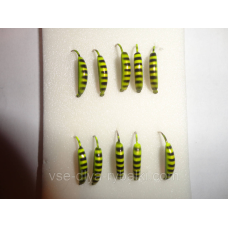 Мормишка вольфрам STREAM супер банан (фарбування)