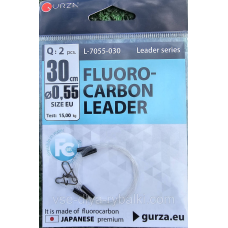 Флюорокарбоновий повідець Gurza 30 см 0.55 мм 15 кг
