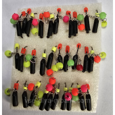 Мормилка вольфрамова цвяхик кольоровий на ланцюжку 0,5 г