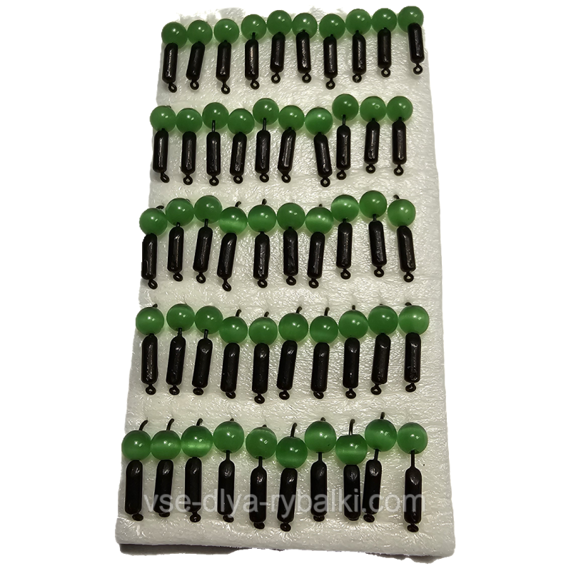 Мормилка вольфрамова чорна цвяхичок котяче око 0,25 г