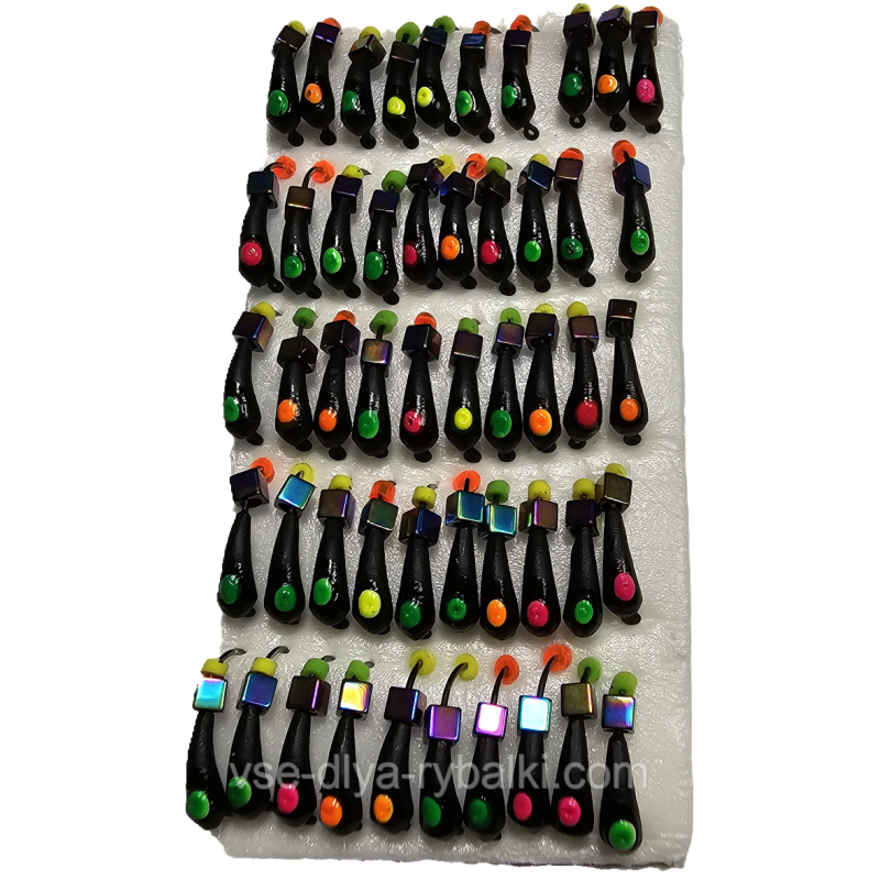 Мормилка вольфрамова уралка з точкою кубик хамелеон 0,7 г