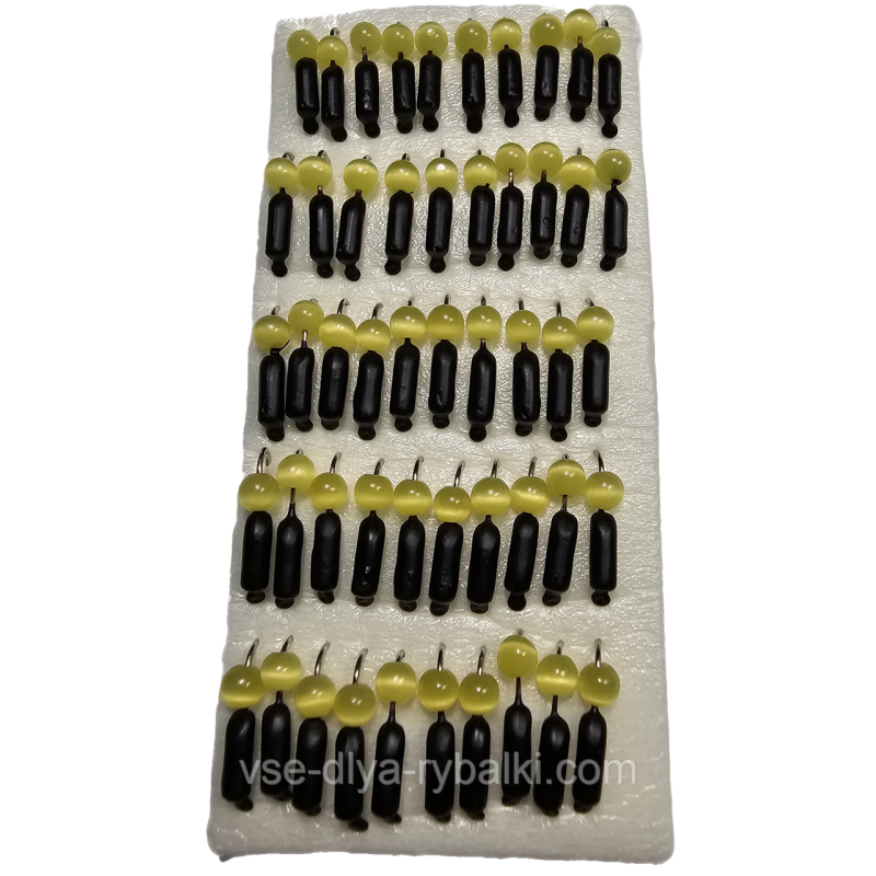 Мормилка вольфрамова чорна цвяхоподібна котяче око 0,4 г