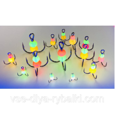 Тройник Gurza ROES FISH ST-36 BC MIX 3шт/уп № 4