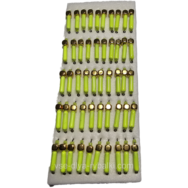 Мормилка вольфрамова салатова цвяхозубик золото 0,5 г