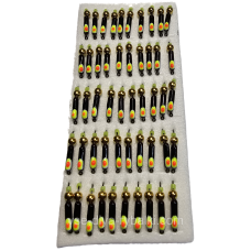 Мормилка вольфрамова з жовтогарячою точкою цвяхок срібло 0,5 г