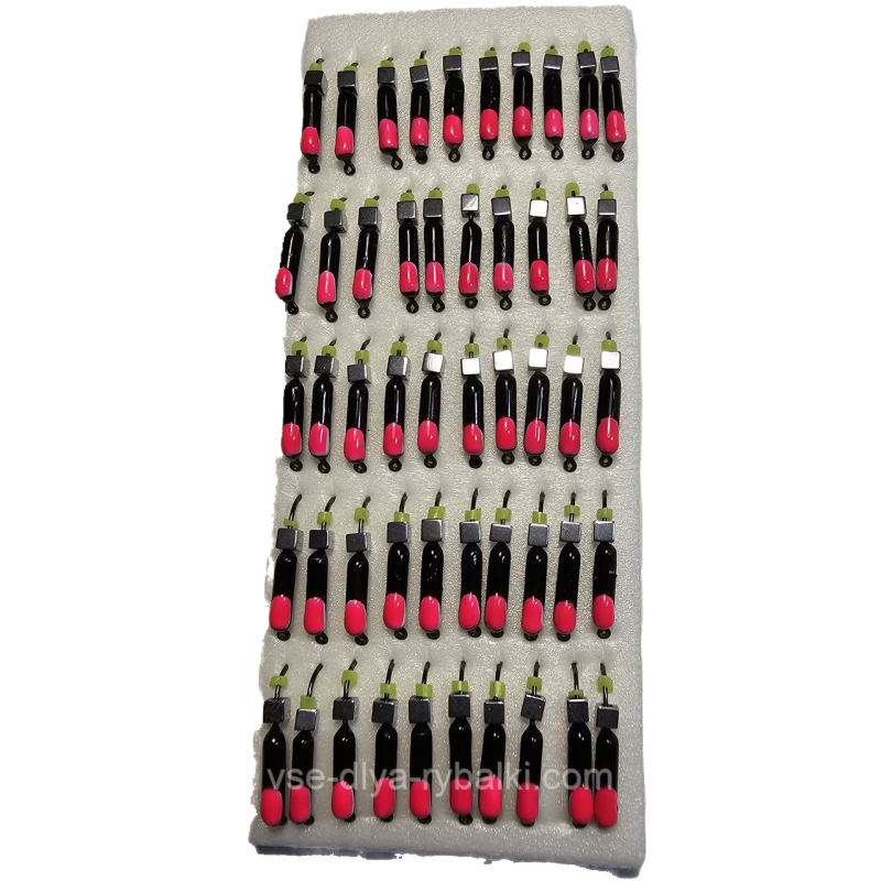 Мормилка вольфрамова чорна зі зоною цвяхобік срібло 0,5 г